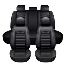 Full Set Of 5 Car Seat Covers Universal Leatherette Honda Accord Cr-v 2012-24