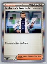 Professor's Research (Professor Turo) 190/198 Scarlet & Violet Pokemon Holo NM