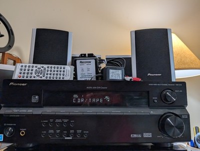 Pioneer Stereo Receiver (VSX-515-K) Blundle ~ w/ Remote, Speakers, Phono PA