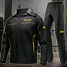 SULAITE 3XL Motorcycle Rain Suit Men Women  W...