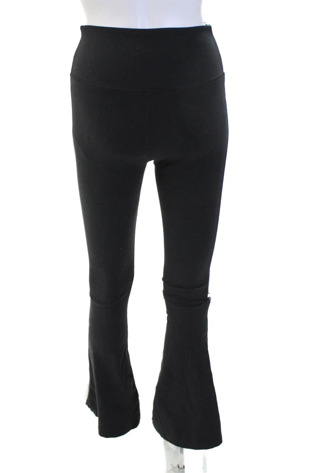 Leggings Splits59 para mujer a rayas negros mezcla de nailon cremallera talla XS Foto 3 de 3