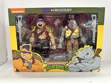 NECA TMNT Teenage Mutant Ninja Turtles Bebop and Rocksteady Action Figure 2 Pack