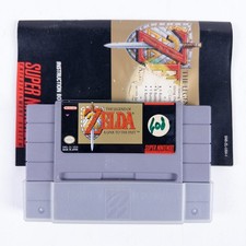Legend of Zelda Link to the Past SNES Super Nintendo Video Game and Manual