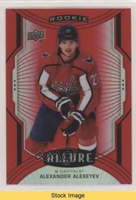2020-21 Upper Deck Allure Rookie SP Red Rainbow Alexander Alexeyev #146 READ 4v9