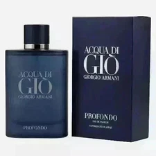 Acqua Di Gio Profondo by Giorgio Armani 3.4oz Perfume Best Fast free shipping