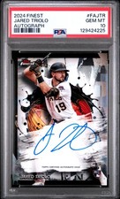2024 TOPPS FINEST FINEST AUTOS #FAJTR JARED TRIOLO PSA 10