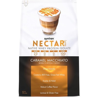 Syntrax Nectar Lattes 2lb Protein Powder - Caramel Macchiato