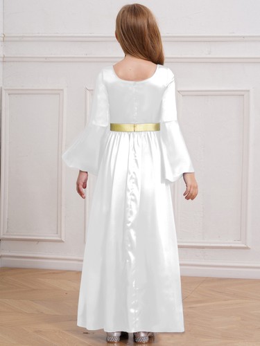 Kids Girls Costume Fancy Dress Gowns Halloween Casual Wear Role Play Cosplay - Picture 87 of 92