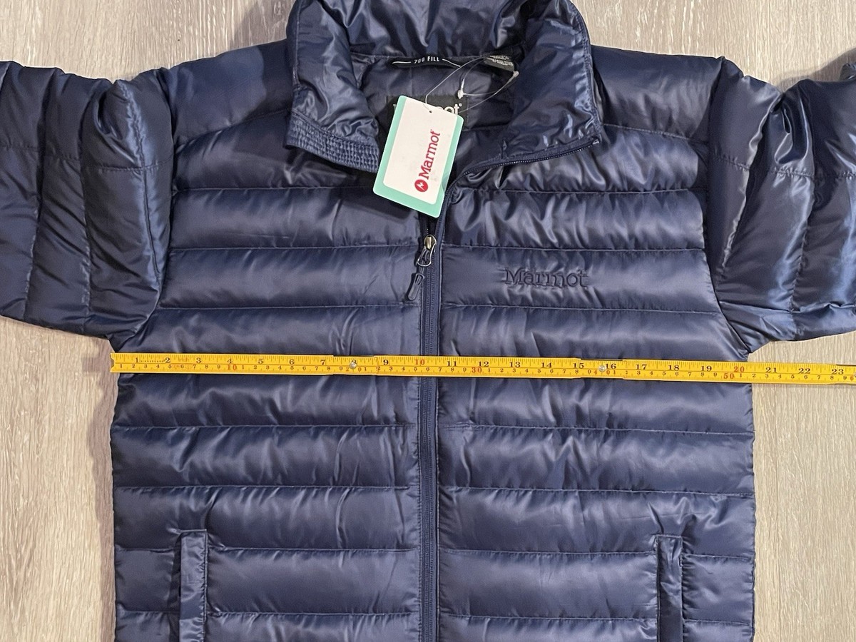 Marmot Zeus 700 Fill Down Puffer Jacket 71650-2975 Arctic Navy