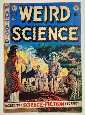 WEIRD SCIENCE #14 1952 Joe Orlando, Will Elder, Wally Wood cover tear/tape