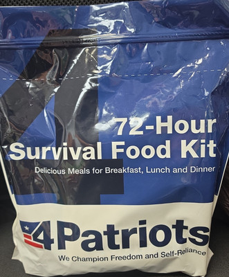 4Patriots 72-Hour Emergency Survival Food Kit
