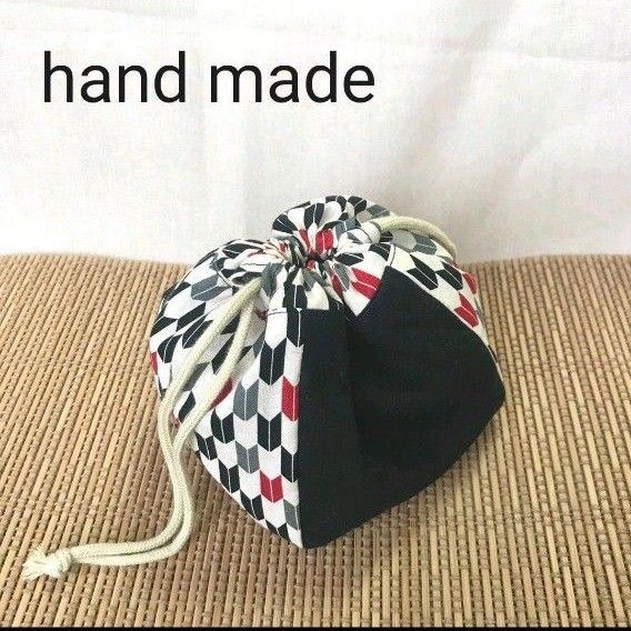 Drawstring bag “Japanese pattern arrowhead” - image 1