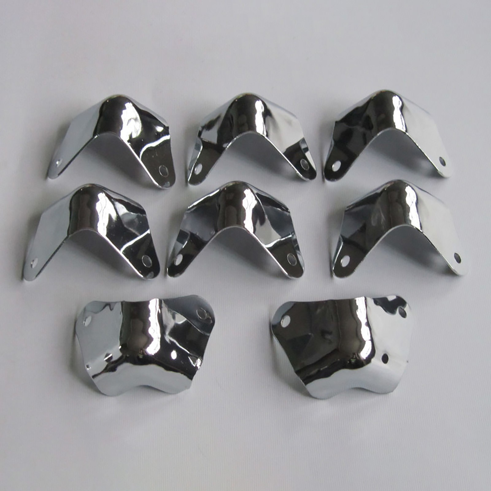 8Pack Metal 2 Leg Guitar AMP Amplifier Cabinet Corners Protectors For Fender A