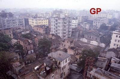 #XX140 - zz Old 35mm Slide Photo- Hong Kong- Kowloon-Walled City- 1984