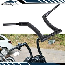 14" Rise 2" Ape Hanger Handlebar For Harley Touring Softail Slim Sportster XL