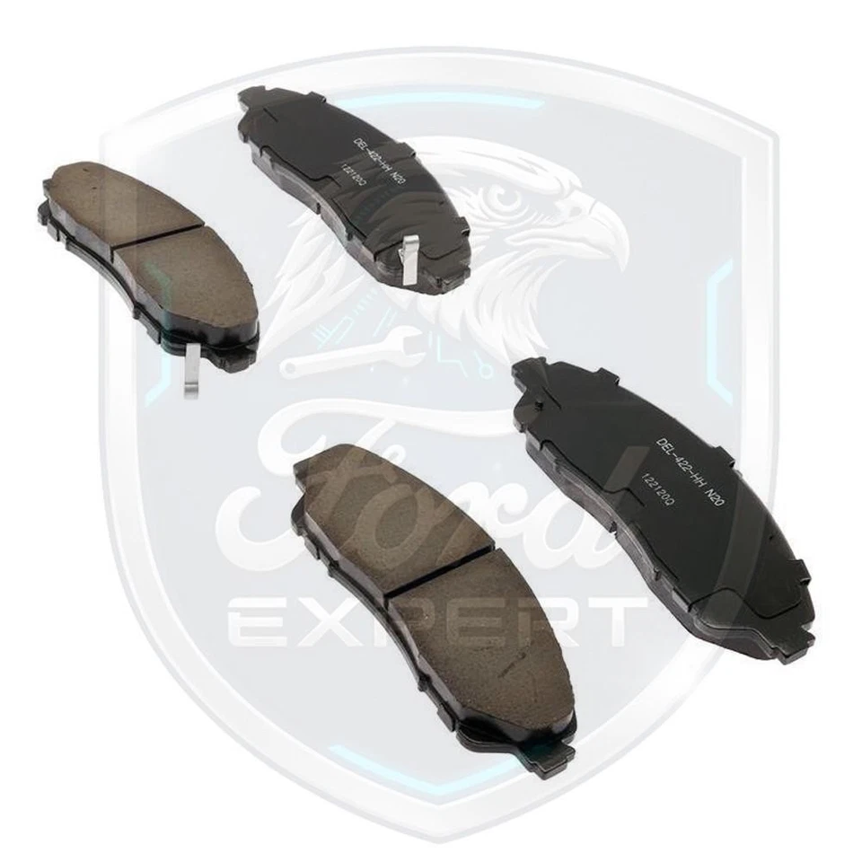 Kit de pastillas de freno delanteras y traseras de cerámica para Honda Pilot Ridgeline 2016-2025 Foto 3 de 4