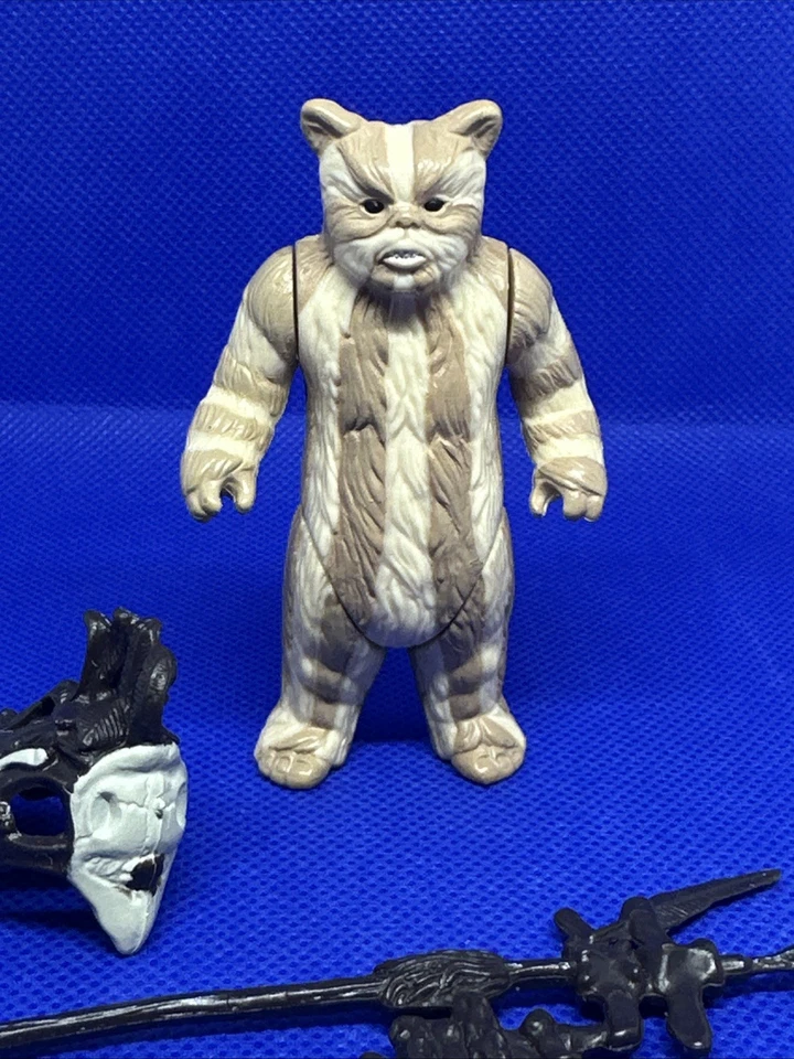 Logray Ewok 100% Complete Star Wars ROTJ 1983 Vintage Kenner NO REPRO HK COO - Image 2 of 4
