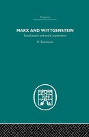 Marx And Wittgenstein Social Praxis And Social Explanation D. Rubinstein Buch