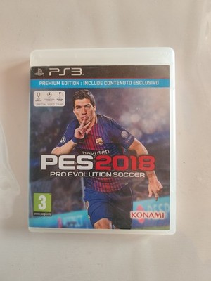 ps3 PRO EVOLUTION SOCCER 2018 18 PES PlayStation 3 ITA FOOTBALL video game.