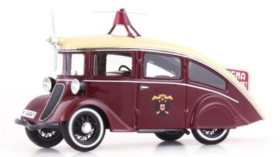 AUTOCULT 1/43 SINGER POPULAR VIENA CAPELLANES 1935 STATISCHES MODELL DIECAST