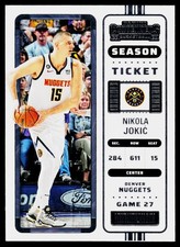 2022-23 Panini Contenders #17 Nikola Jokic Denver Nuggets