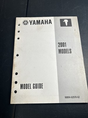 Yamaha 2001 Models Guide- Dealer guidance for recent changes and modifications!
