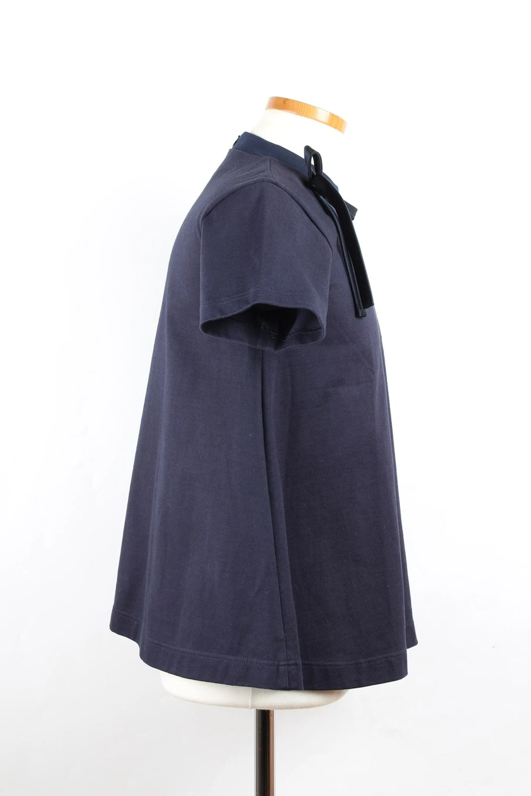 T shirt Prada nastro manica corta 38 blu navy 71625488