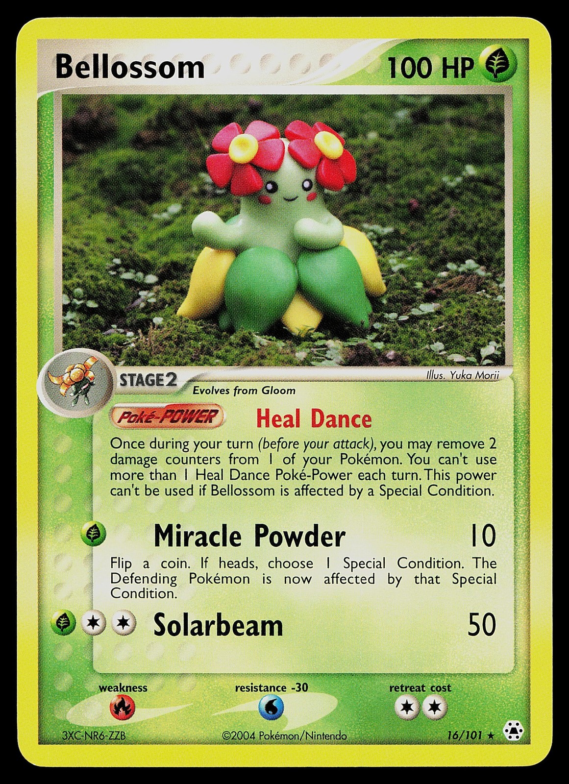 Pokemon Card - Bellossom Hidden Legends 16/101 Rare