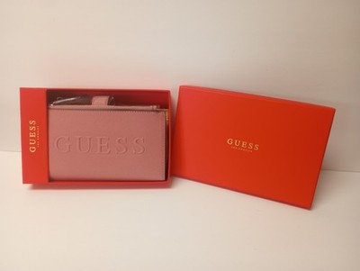 Guess Wrist Strap Handbag Wallet F9375157 Dusty Rose Sandria SLG New in Gift Box