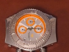 Technomarine chronograph Cruise CS11 Orange and silver. Nice condition for parts