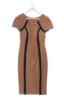 DIVA Bleistiftkleid Damen Kleid Gr. DE 38 nude Casual-Look