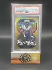 💥2021 Panini Prizm #164 Roquan Smith - Gold Prizm #d /10 On Card Auto PSA/DNA💥