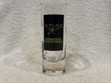 VINTAGE & RARE Minnesota North Stars 1991 Tall Liquor Shot Glass, LOOK-MINT!!