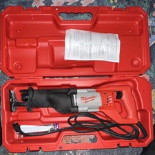 Milwaukee Sawzall 6509-31 Reciprocating Saw Kit Corded w/ Case Blades Metal Wood