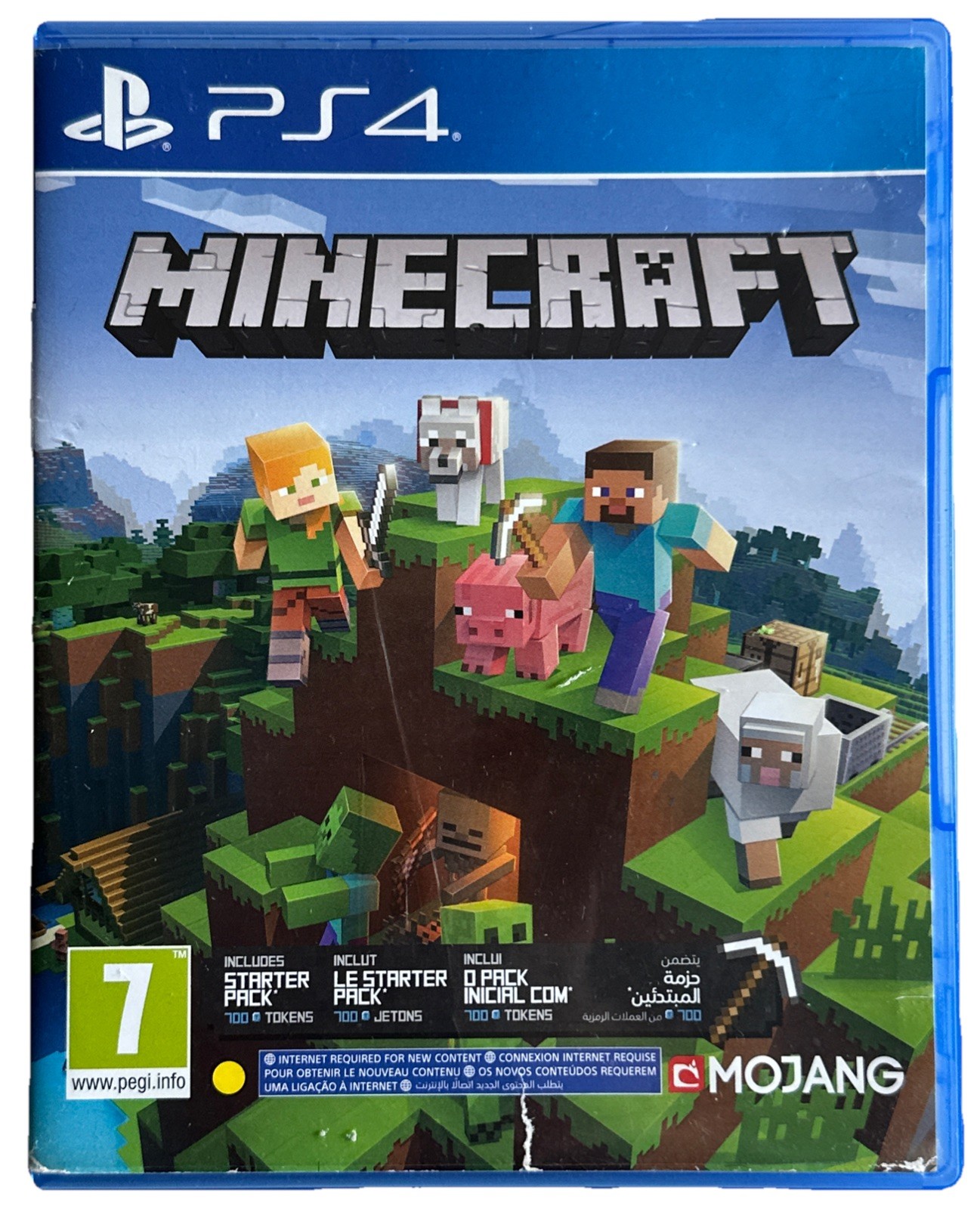 Minecraft Bedrock Cross-Play Sony PlayStation 4 PS4 PS5 Adventure Video Game