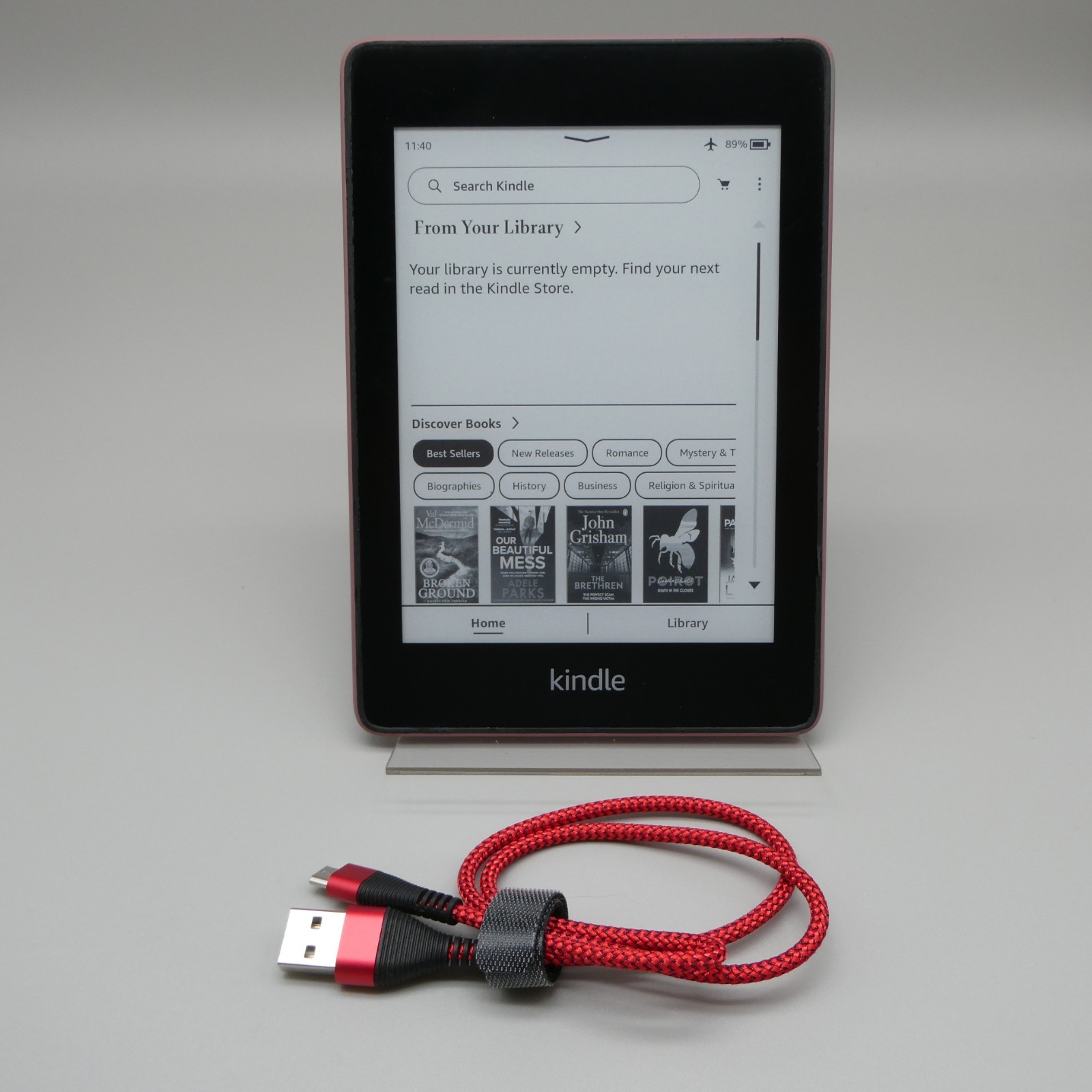 Amazon Kindle Paperwhite 10th Generation 8GB eReader Plum FrontLight Audible