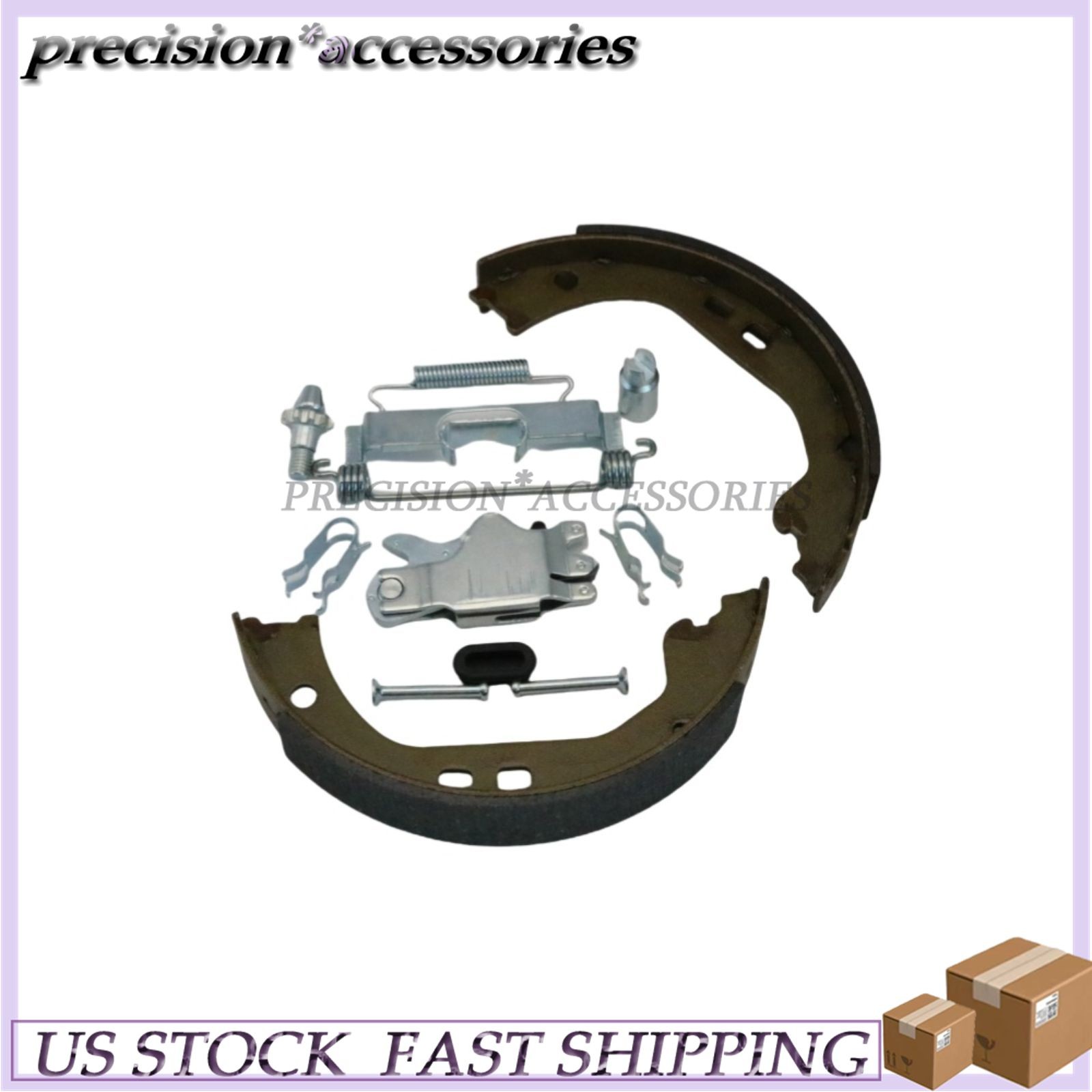 1 Set Parking Brake Shoes & Accessory Fastener Fits Maserati Ghibli Quattroporte