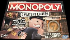 Monopoly Cheaters Edition Board Game( All Pieces Present)