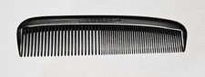 Pocket Hair Comb - 5" Inch Black - Flexible Rubber Unbreakable - New