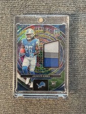 Jahmyr Gibbs 2023 Panini Spectra Next Era Patch /25 RC Detroit Lions (#18/25)