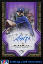 2023 Topps Five Star #FSA-AMA Alek Manoah Purple #/50 Auto