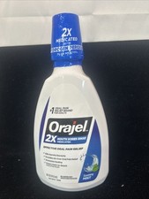 Orajel Antiseptic For All Mouth Sore Rinse Kills Bacteria 16 Oz