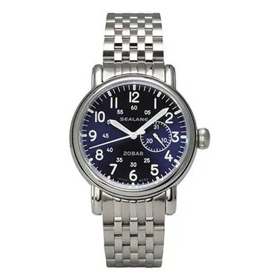 Seiko Watch SEJ020-MBL Men s Blue Dial Quartz New