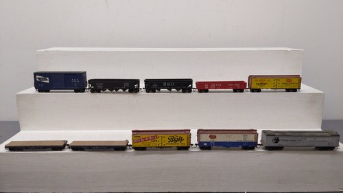 Varney & Mantua escala HO vagones de carga surtidos: 110322, 435340, 70127, 7536 [10] | Condition: Used