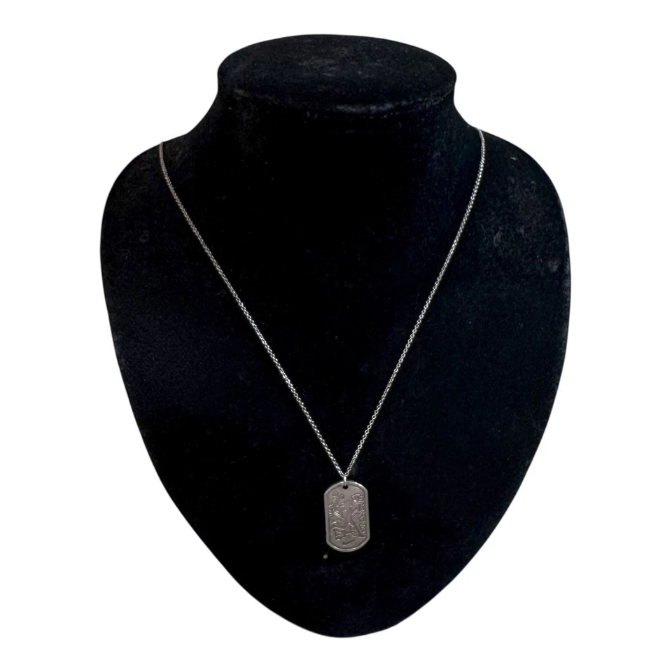 Tiffany & Co серебро Nike женщин марафон 2013 Серебряный жетон ожерелье 18» подвеска - Изображение 2 из 4