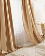 Joli, 100% silk taffeta stripe drapes (singles)