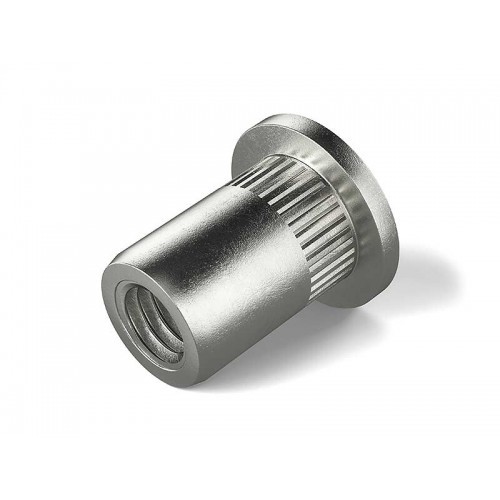 Lot De 50 écrous à Sertir M8 Inox + 50 Vis Six Pans Creux M8 X 30 - Erminox