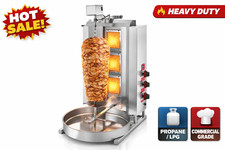 Macchina Shawarma rotante automatica 3 fuochi - 35.000 BTU