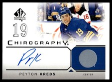 2024-25 SP Authentic Chirography Peyton Krebs Auto Buffalo Sabres