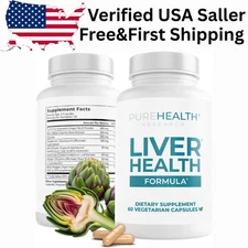 PureHealth Research Liver Health – Detox & Repair with 11 Natural Nutrients, 60
